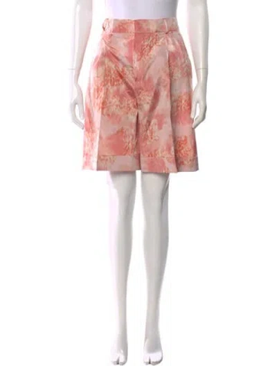 Pre-owned Dior Silk Mini Shorts In Pink