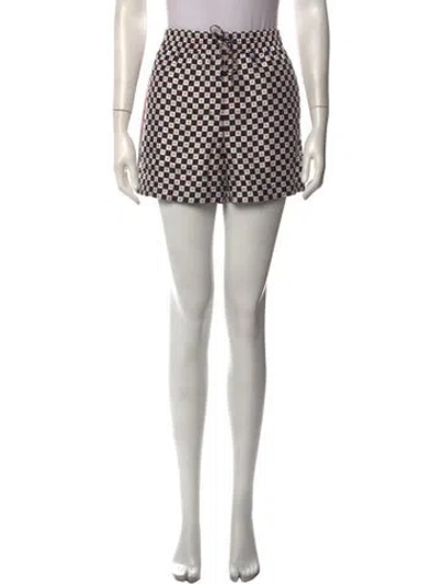 Pre-owned Dior Silk Mini Shorts W/ Tags In Blue