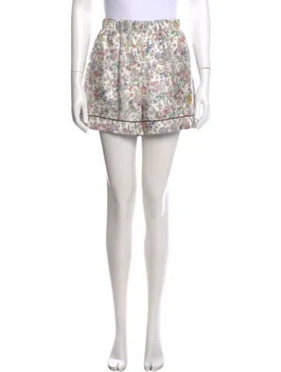 Pre-owned Dior Silk Mini Shorts W/ Tags In Neutral