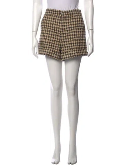Pre-owned Dior Silk Mini Shorts W/ Tags In Neutral