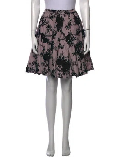 Pre-owned Dior Silk Mini Skirt In Multicolor