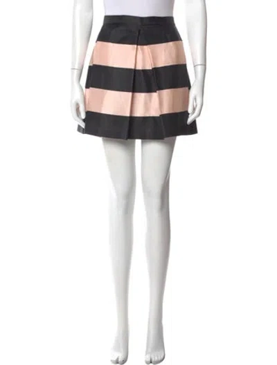 Pre-owned Dior Silk Mini Skirt In Pink