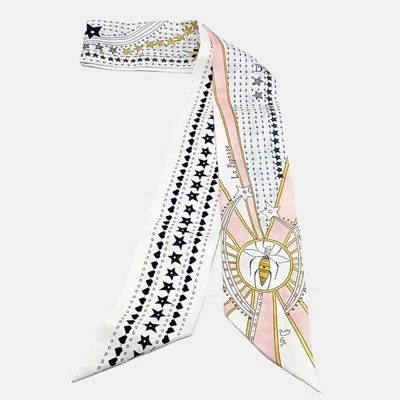 Pre-owned Dior Silk Multicolor Twilly Scarf