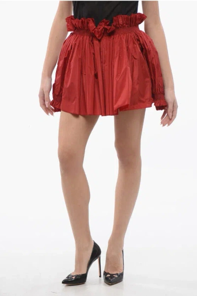 Dior Silk Off-shoulder Top In Red