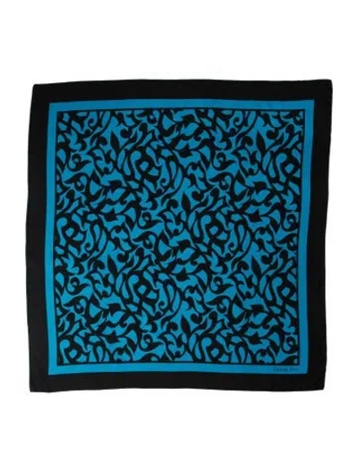 Pre-owned Dior Silk Printed Scarf In Multi