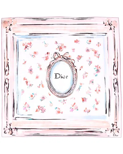 Dior Silk Scarf In Multi