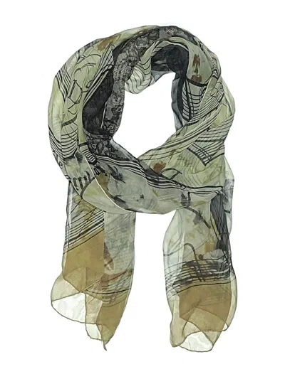 Pre-owned Dior Silk Scarf In Tan