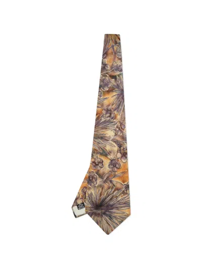 Pre-owned Dior Silk Tie In Neutral