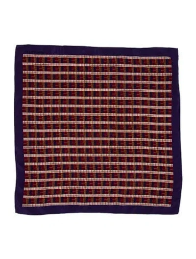 Pre-owned Dior Silk Vintage Scarf In Purple