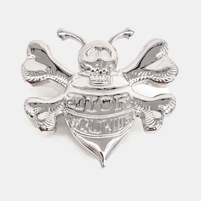 Pre-owned Dior Silver Bee Brooch