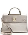 Dior Silver Metallic Calfskin Ever Medium Tote (authentic Pre-loved)