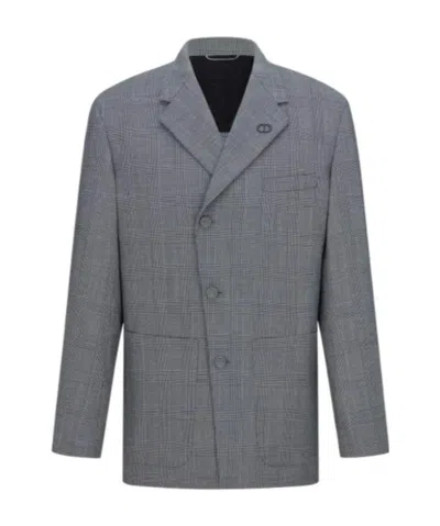 Dior Single-breasted Blazer In Black