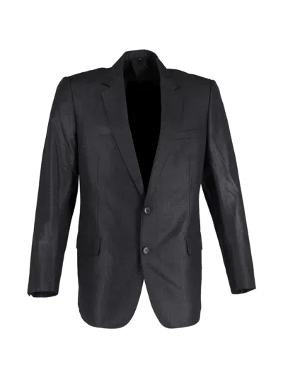 Pre-owned Dior Single-breasted Blazer In Gray