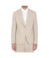 Dior Single Breasted Blazer In Nude