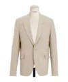 Dior Single Breasted Blazer In Nude