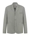 Dior Single-breasted Casual Jacket In Gray