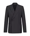 Dior Single-breasted Lapel Suit Jacket In Black