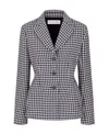 Dior Single-breasted Wool Suit Jacket In Black