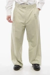 Dior Single-pleated Cotton Blend Palazzo Pants