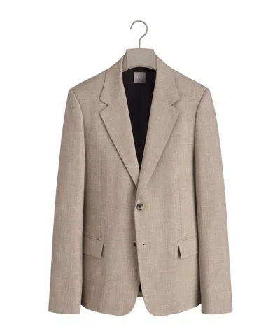 Dior Single-breasted Jacket In Brown