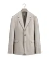 Dior Single-breasted Jacket In Gray