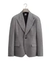Dior Single-breasted Jacket In Gray