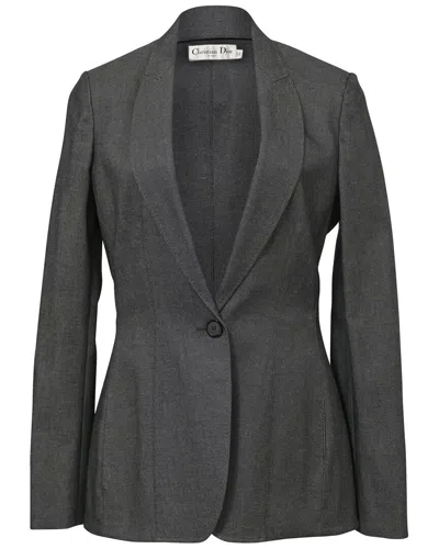 Pre-owned Dior Single-button Blazer, Size Fr 38 (authentic Pre-loved)