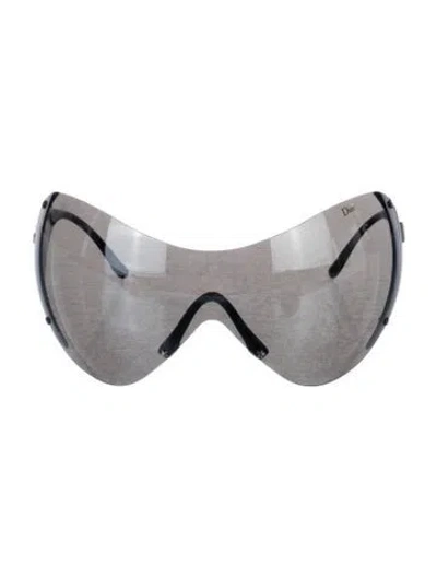 Pre-owned Dior Ski 947 Shield Sunglasses In Black
