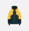 Dior Ski "dior And Descente And Lewis Hamilton" Ski Quilted Down Jacket In Green