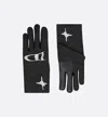 Dior Ski "dior And Lewis Hamilton" Ski Gloves In Black