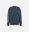 Dior Ski "dior And Lewis Hamilton" Sweatshirt In Blue
