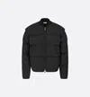 Dior Ski Down Jacket With Removable Sleeves In Black