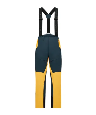 DIOR DIOR AND DESCENTE AND LEWIS HAMILTON SKI PANTS WITH SUSPENDERS