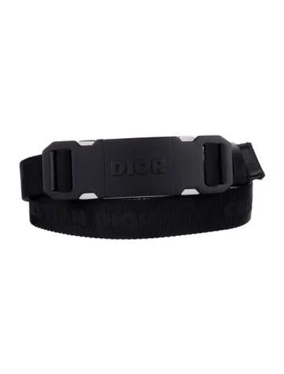 Pre-owned Dior Skinny Belt Kit W/ Tags In Black