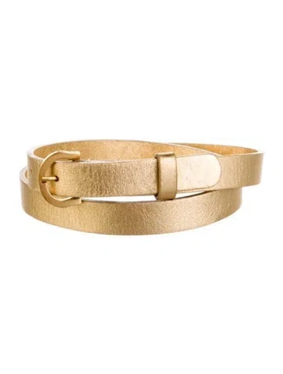 Pre-owned Dior Skinny Leather Belt
