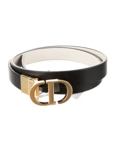 Pre-owned Dior Skinny Leather Waist Belt