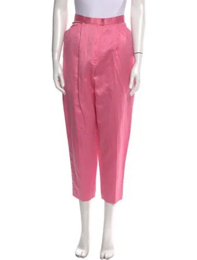 Pre-owned Dior Skinny Leg Pants In Pink
