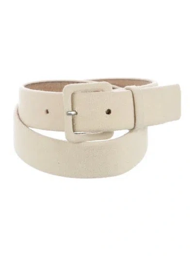 Pre-owned Dior Skinny Waist Belt In Neutral