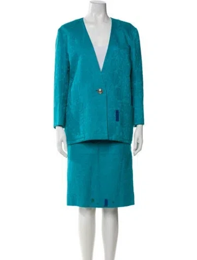 Pre-owned Dior Skirt Set In Blue
