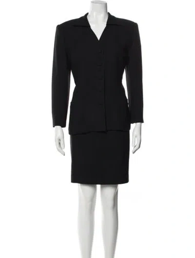 Pre-owned Dior Skirt Suit In Black