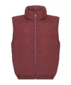 Dior Sleeveless Down Jacket In Red