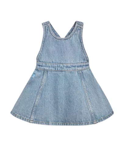 Dior Babies' Sleeveless Dress In Blue