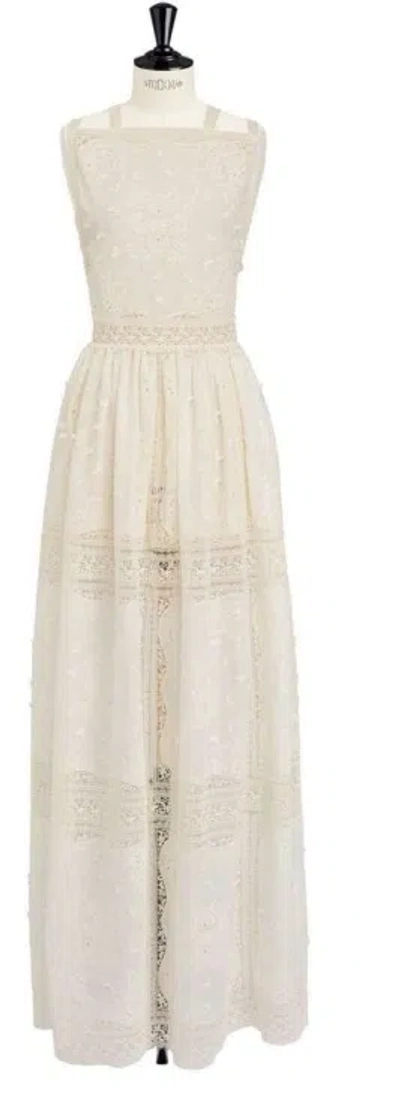 Dior Sleeveless Dress In White