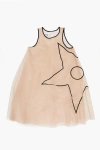 Dior Sleeveless Mesh Dress