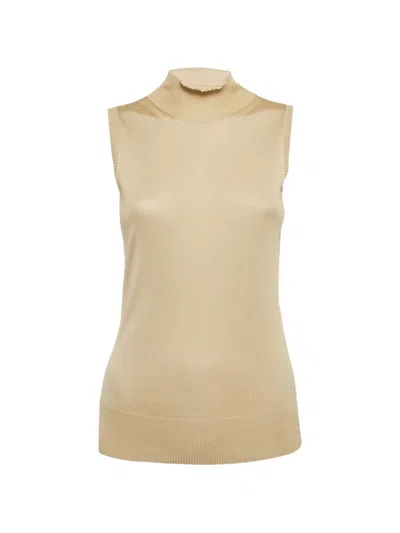 Pre-owned Dior Sleeveless Top In Neutral