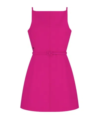 Dior Sleeveless Trumpet Dress In Pink