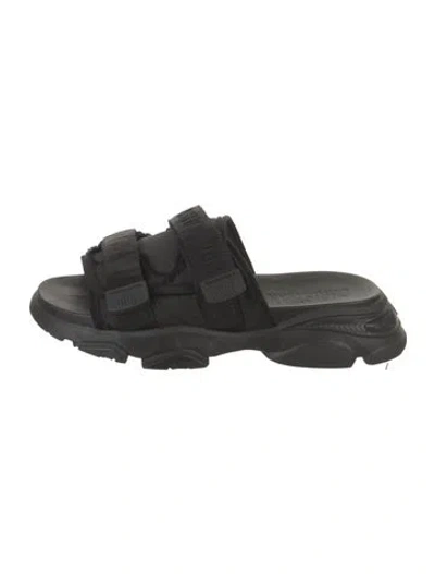 Pre-owned Dior Slides In Black