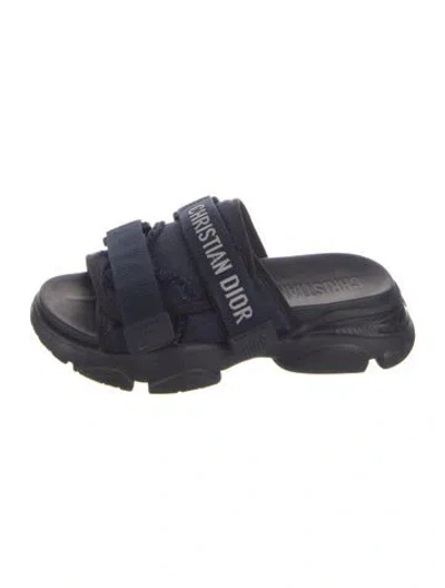 Pre-owned Dior Slides In Blue