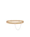 Dior Sliding Waistband In Nude
