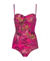 Dior Sling All-in-one Swimsuit In Pink